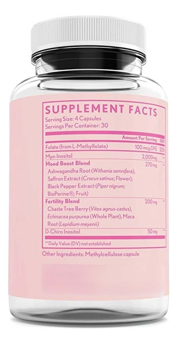 Salud y Equipamiento Médico - Inositol 120 capsulas Unico Organics 1
