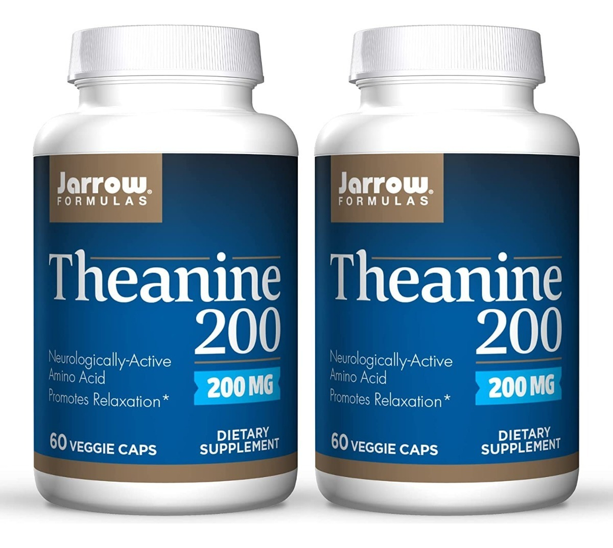Salud y Equipamiento Médico - Teanina 200mg Pack De 2 Jarrow - U - Unidad A $5132
