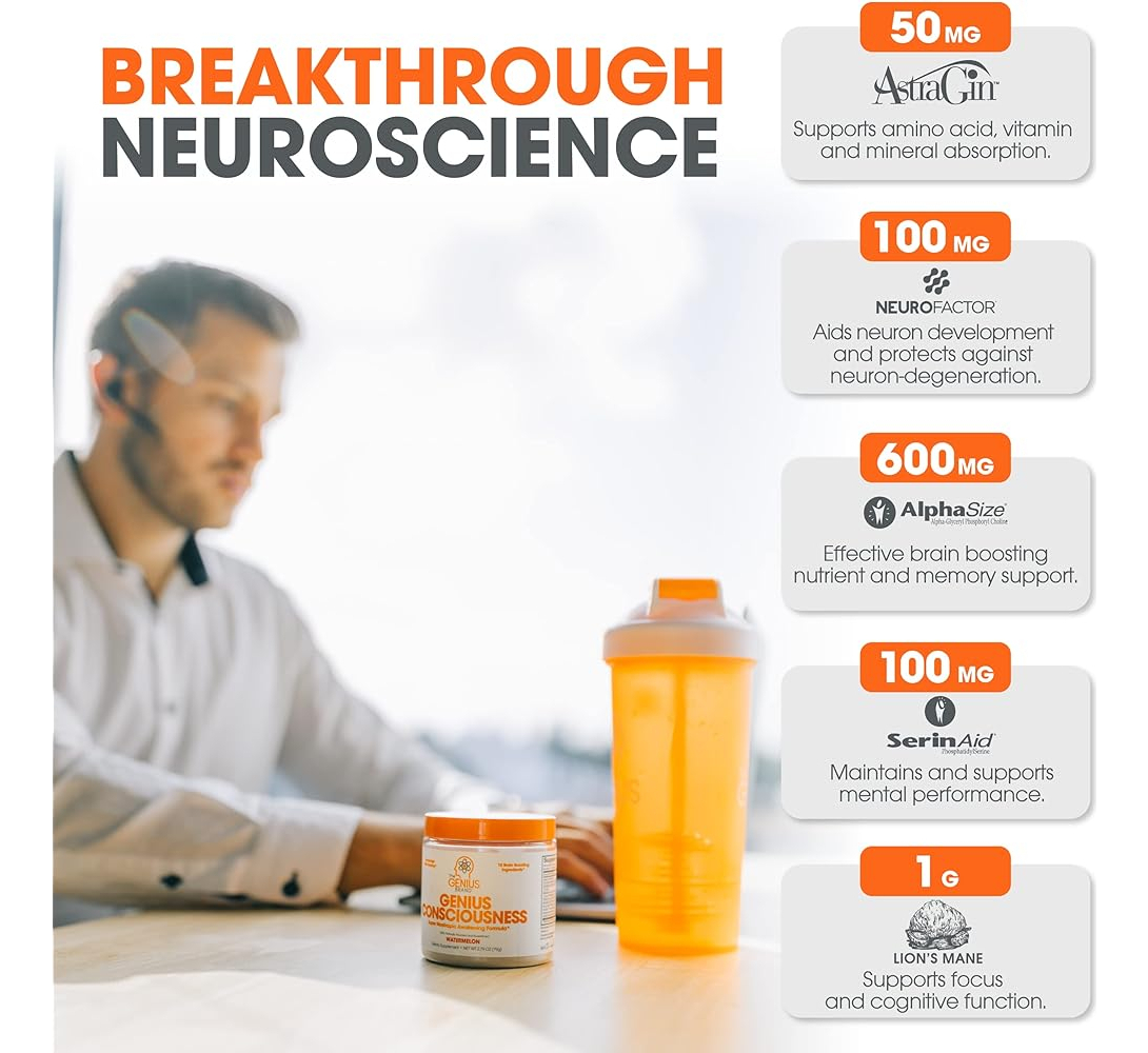 Salud y Equipamiento Médico - Conciencia De Genio, Super Nootrópico Cerebro Suplemento En 2