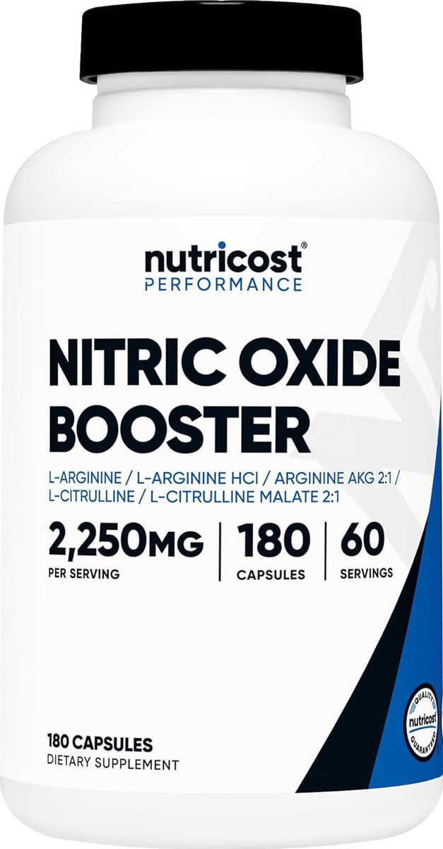 Salud y Equipamiento Médico - Oxido Nitrico 2250 Mg - 180u Nutricost 0