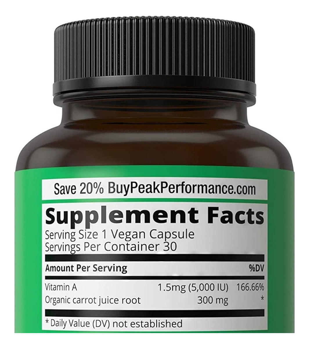Salud y Equipamiento Médico - Vitamina A Peak Performance - Unid - Unidad A $5763 1
