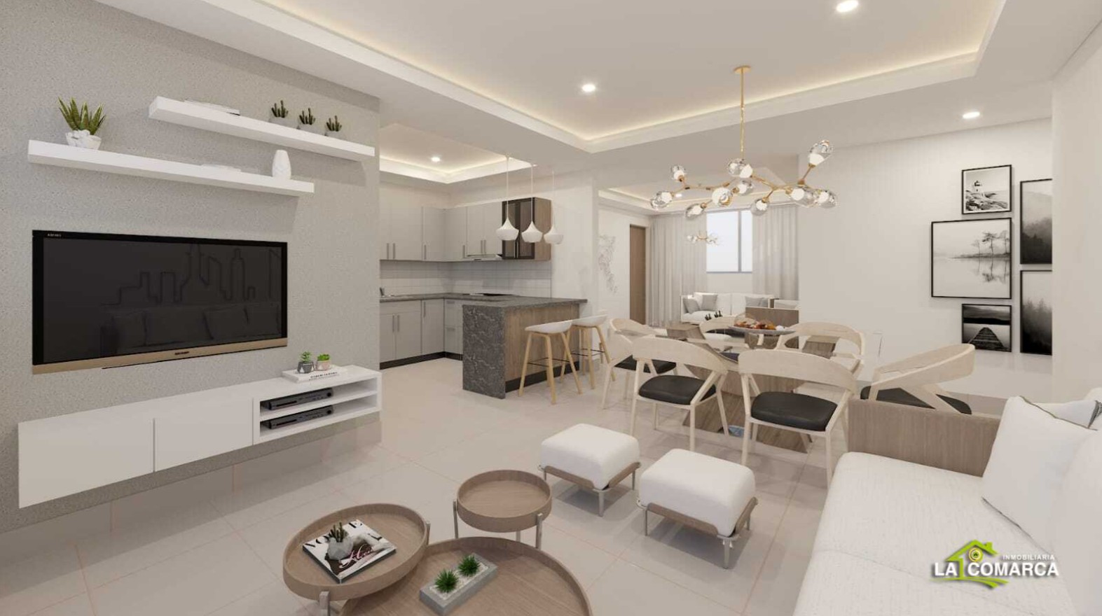 apartamentos - Apartamento en Venta con Piscina en Santiago 3