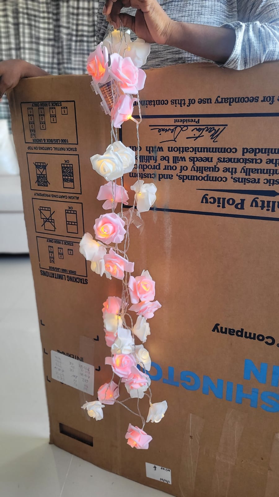 decoración y accesorios - Extensión de Flores con luces  7