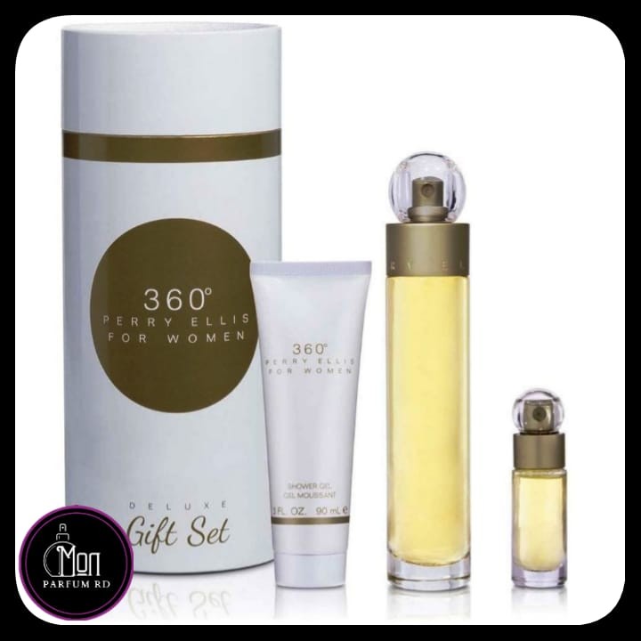 ropa para mujer - Perry Ellis 360 damas. Estuche 3 Piezas.