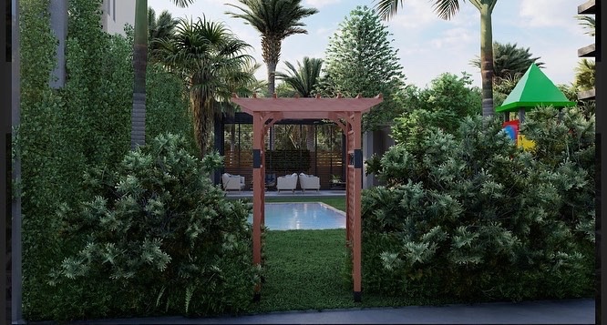 casas vacacionales y villas - Venta de villas De lujo con piscina tipo townhouse en los corales Punta cana bav 1