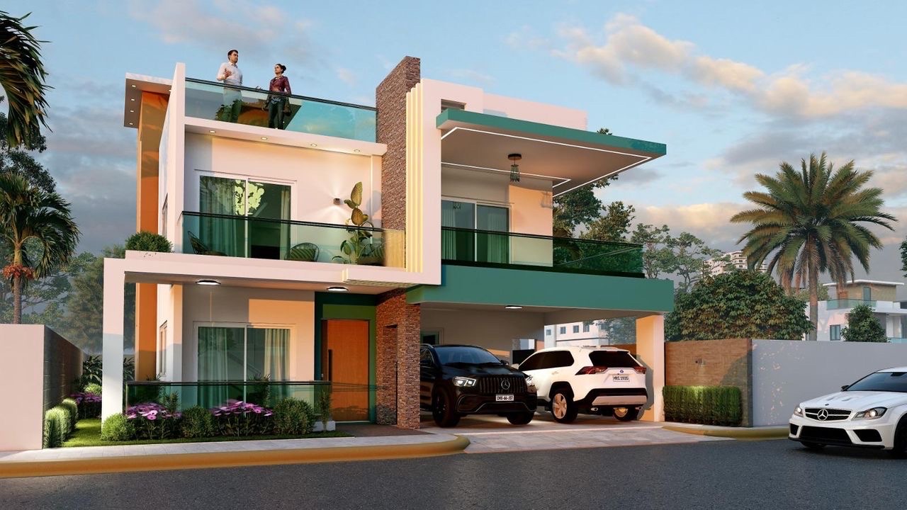 casas - venta de casa en la autopista de san isidro prado oriental Santo Domingo este  0