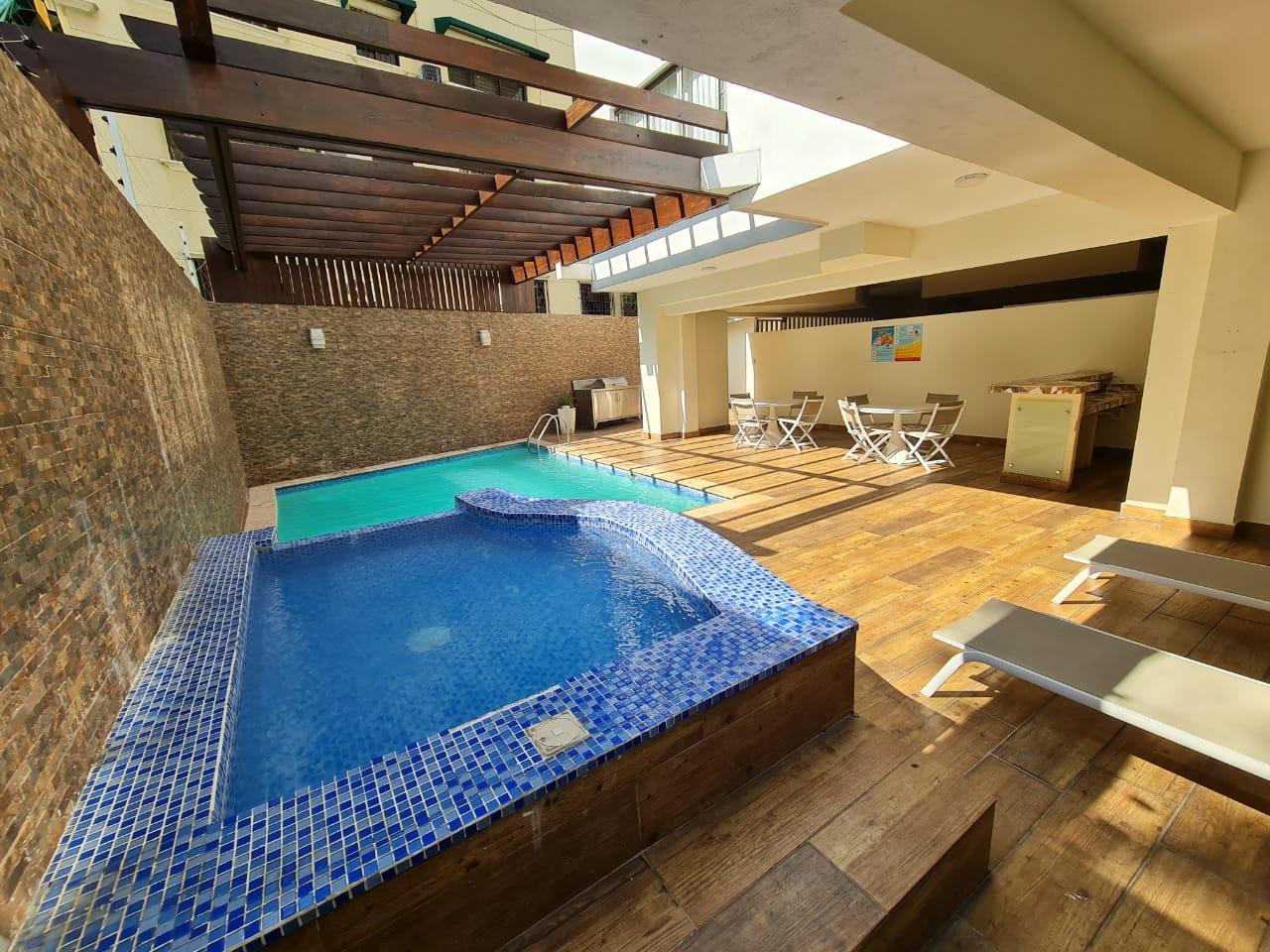 apartamentos - Apartamento en alquiler o venta en Naco, amueblado, con piscina. 1