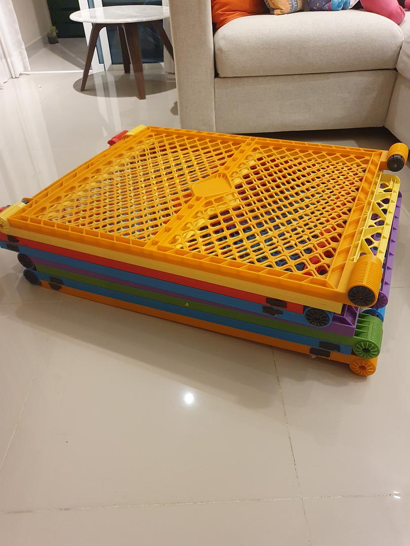 muebles - Reja de seguridad corral para niños y bebés 2