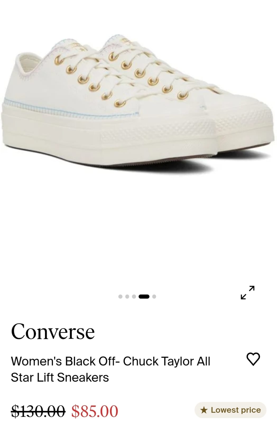 zapatos para mujer - Converse Chuck Taylor All Star Lift – Talla 9.5 (c 0