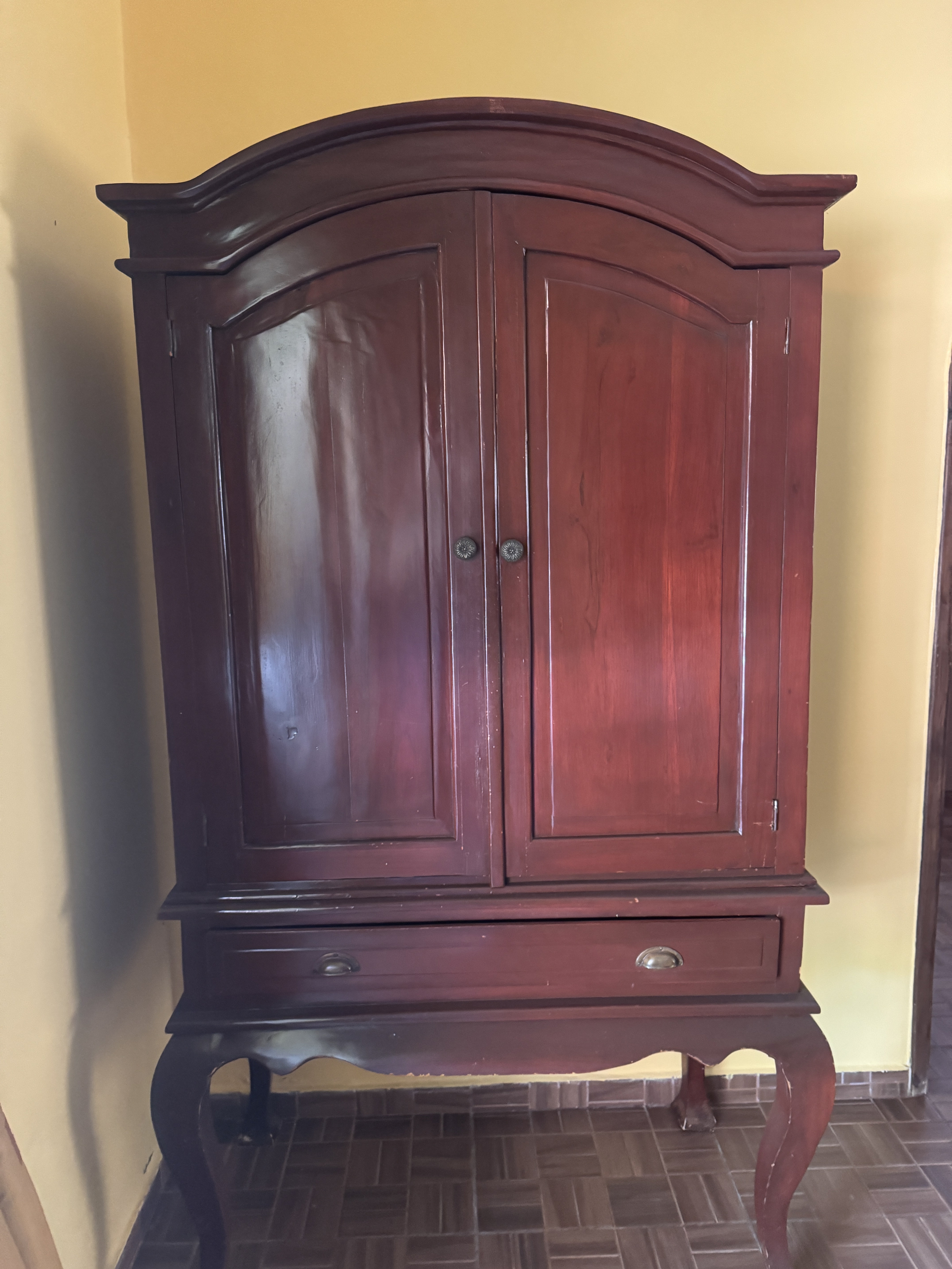 muebles y colchones - Gabinete de madera material TECA