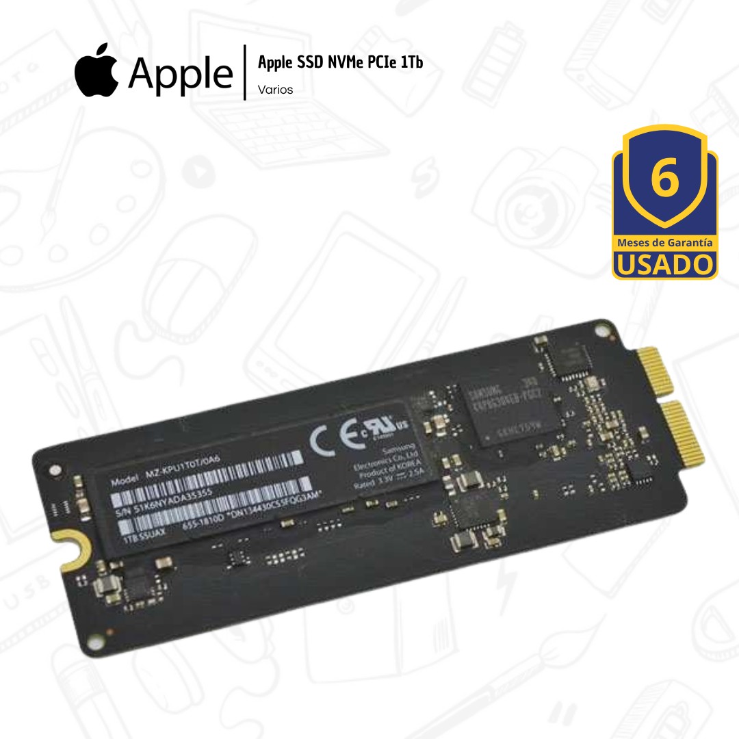accesorios para electronica - Apple SSD NVMe PCIe 1Tb 1