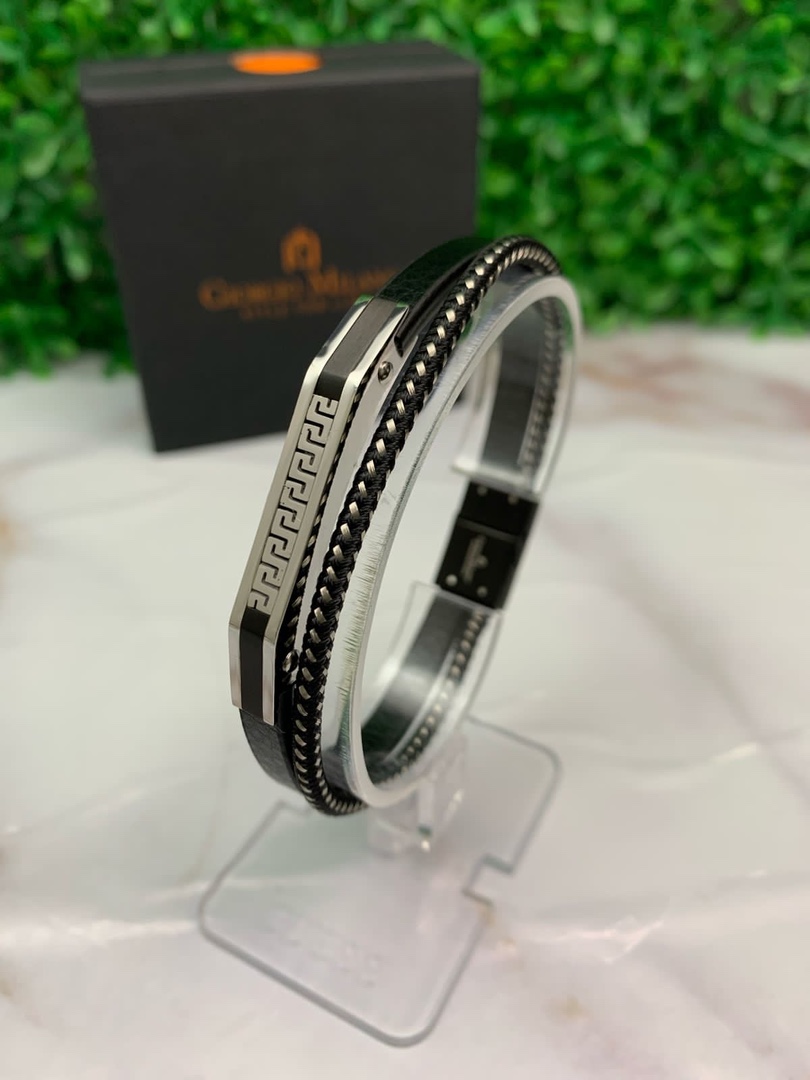 joyas, relojes y accesorios - Pulseras él piel para hombres Giorgio milano  1