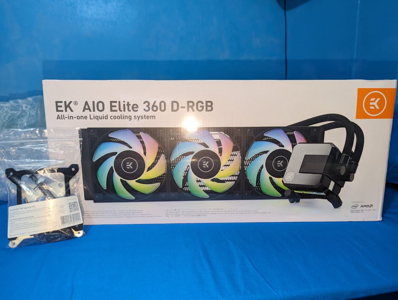 computadoras y laptops - Disipador EK AIO Elite 360 D-RGB