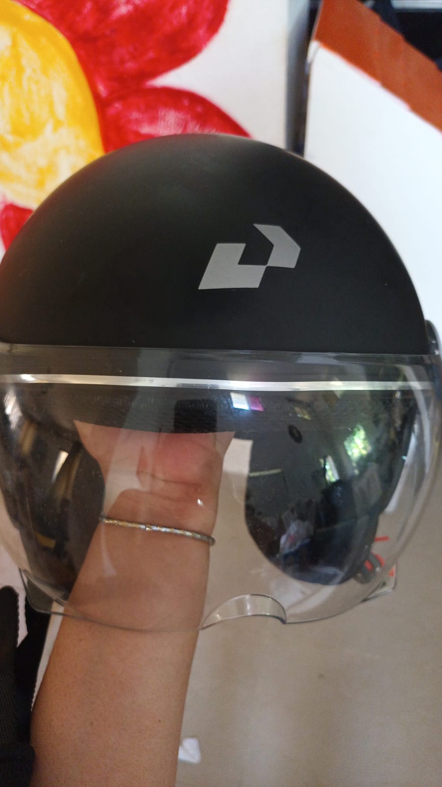 bicicletas y accesorios - Casco de moto para nino  0