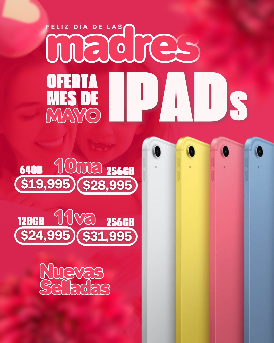 celulares y tabletas - Oferta para Mamá iPad 11va Gen. (A16) 11” & 10ma Gen. 10.9” Nuevas Selladas  1