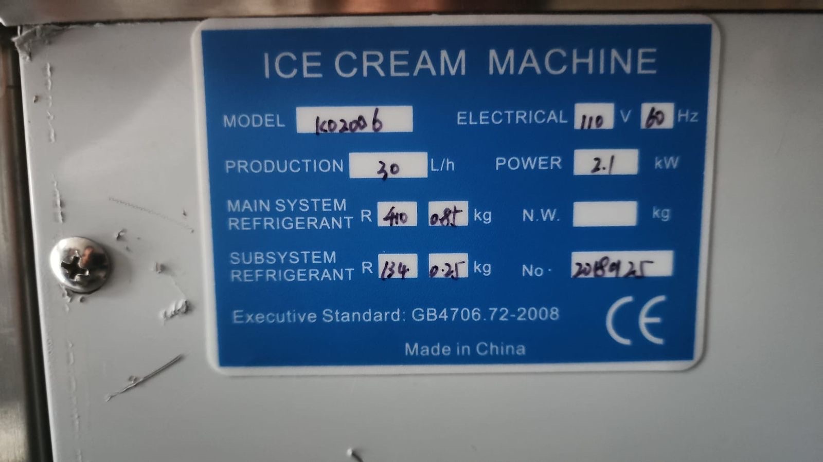 equipos profesionales - ROLLED ICE CREAM, Máquina de helado tailandés 5