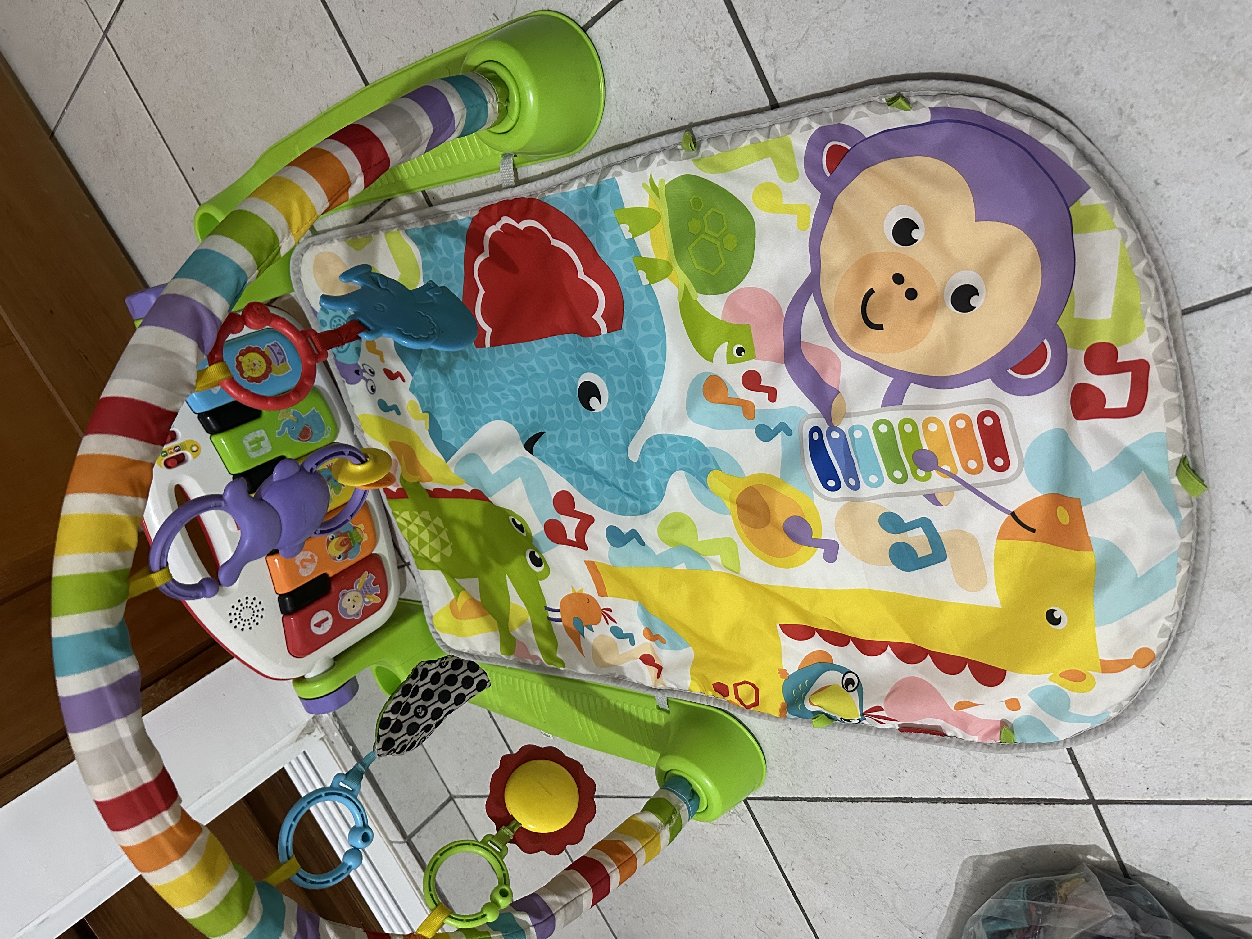 juguetes - Gym 4 en 1 de bebe playskool  0