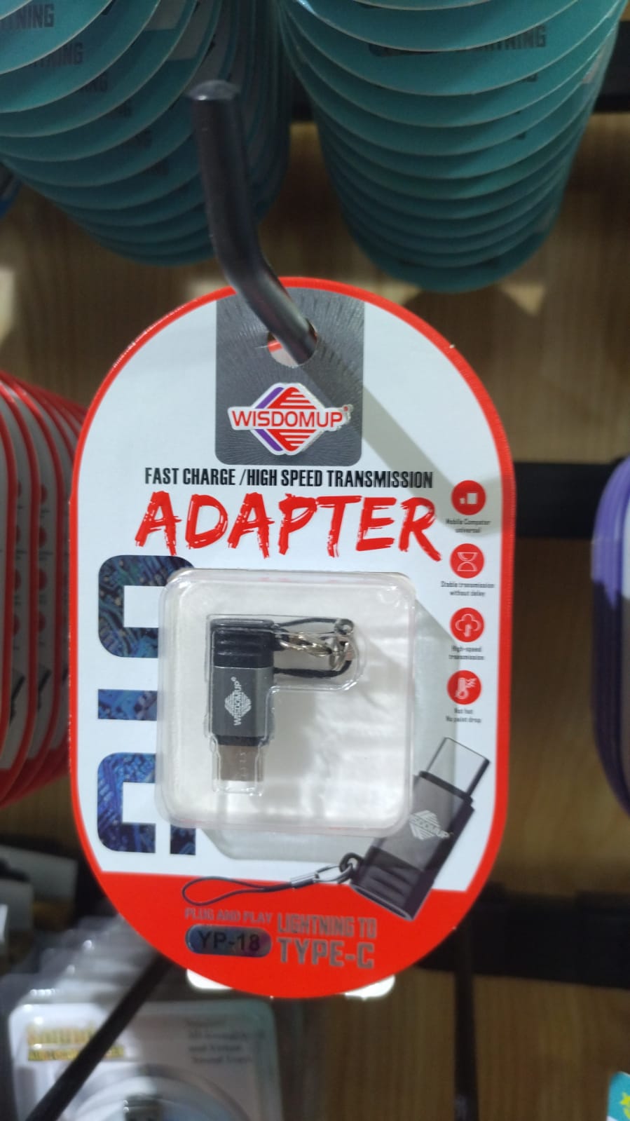 impresoras y scanners - ADAPTADOR OTG LIGTHENING A TYPE C WISDOMUP YP18