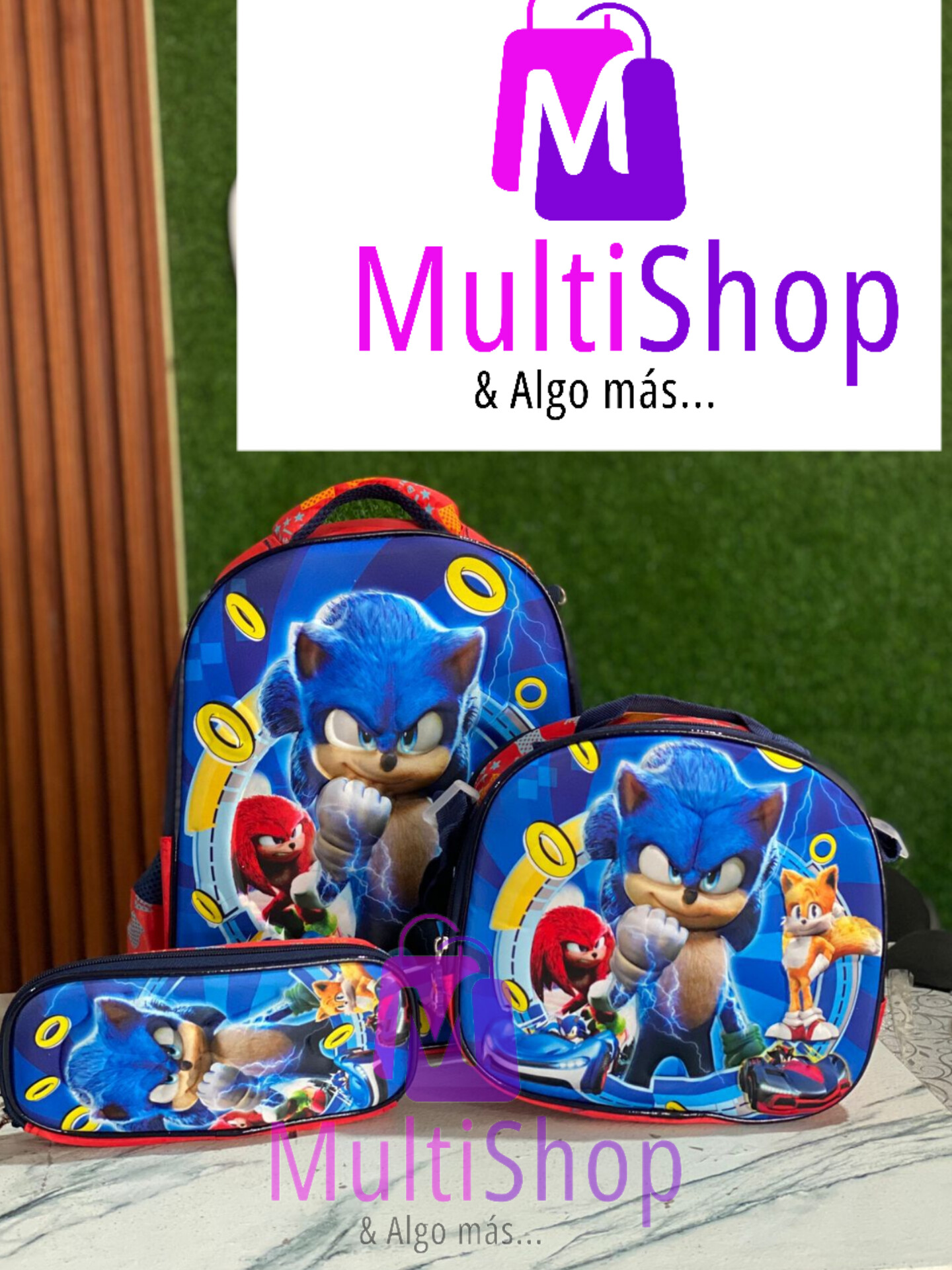 carteras y maletas - Set 3 piezas escolares  2