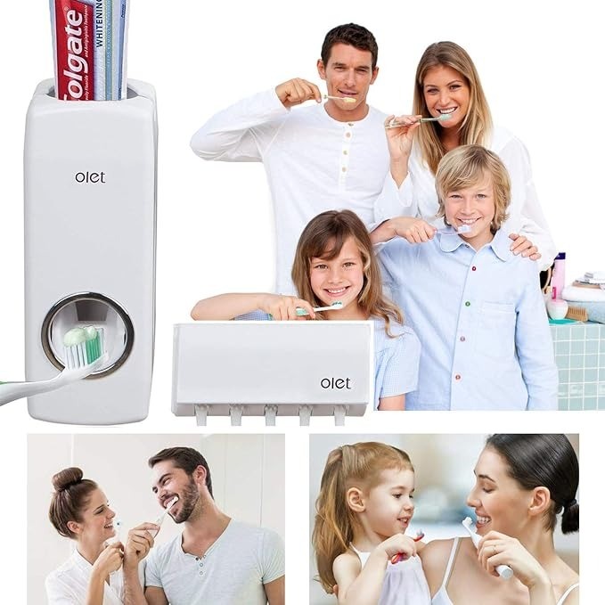 decoración y accesorios - DISPENSADOR DE CEPILLO TOOTHPASTE DISPENSER JX-200 6