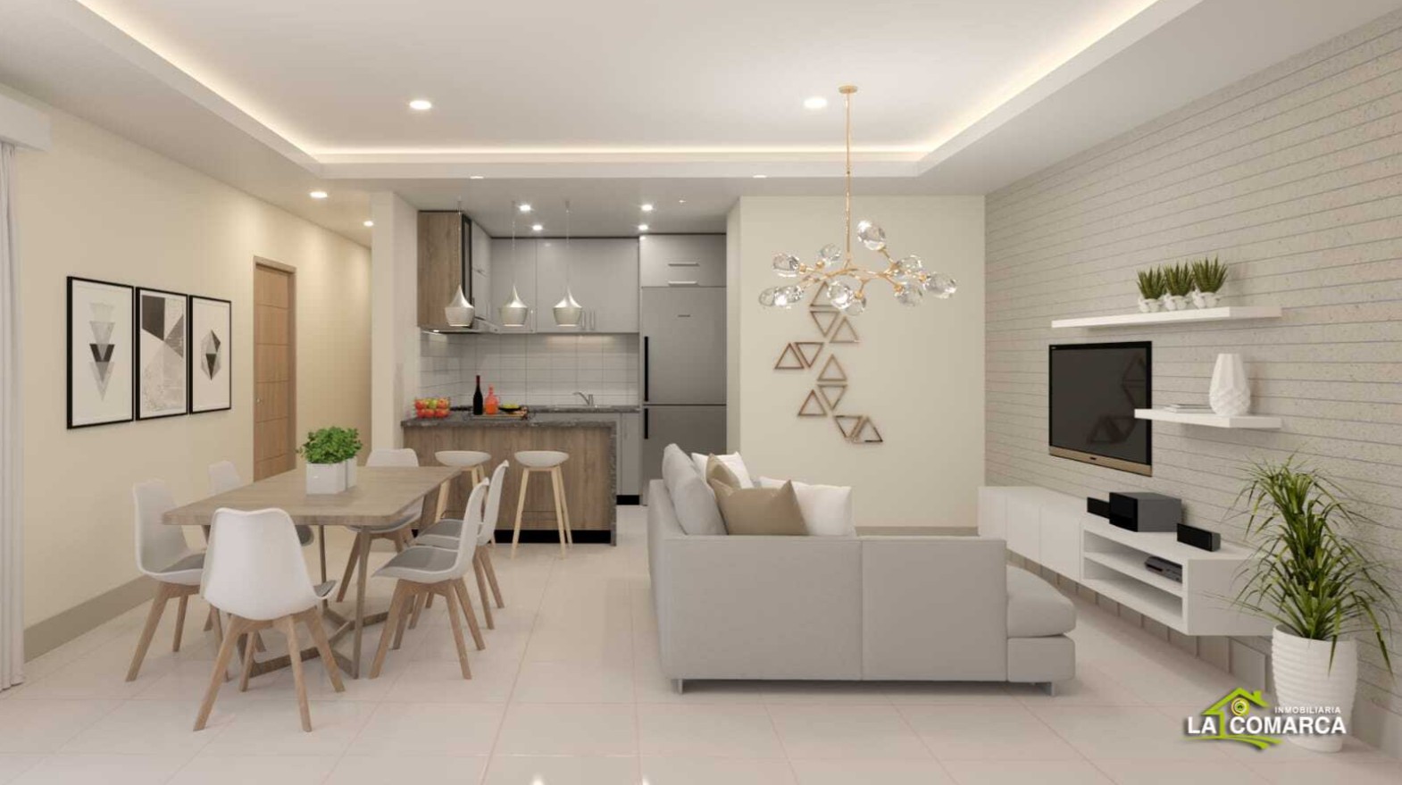apartamentos - Apartamento en Venta con Piscina en Santiago 4
