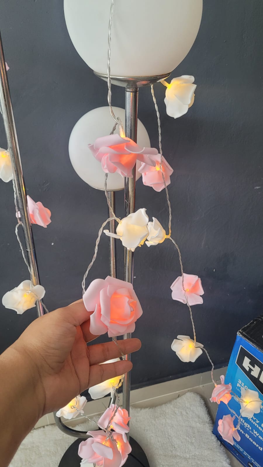 decoración y accesorios - Extensión de Flores con luces  8