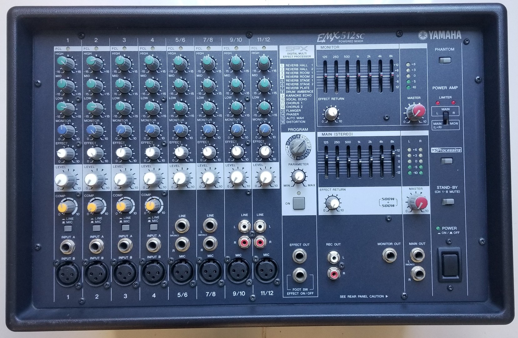camaras y audio - AMPLIFICADOR YAMAHA EMX