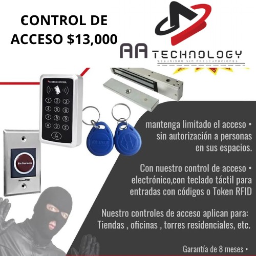 accesorios para electronica - KIT DE CONTROL ACCESO PARA PUERTA 0