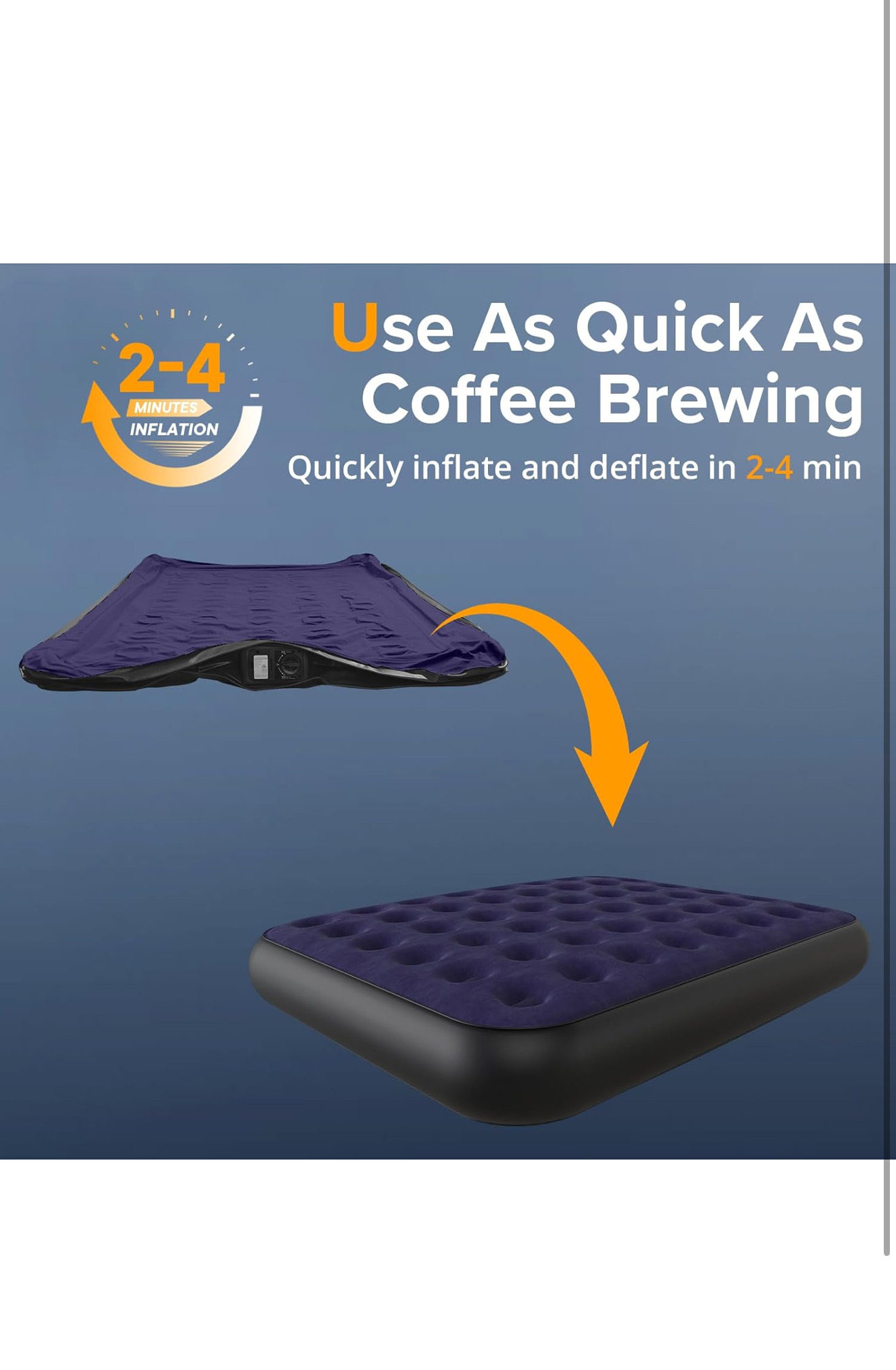 muebles y colchones - Queen Air Mattress with Built in Pump 3