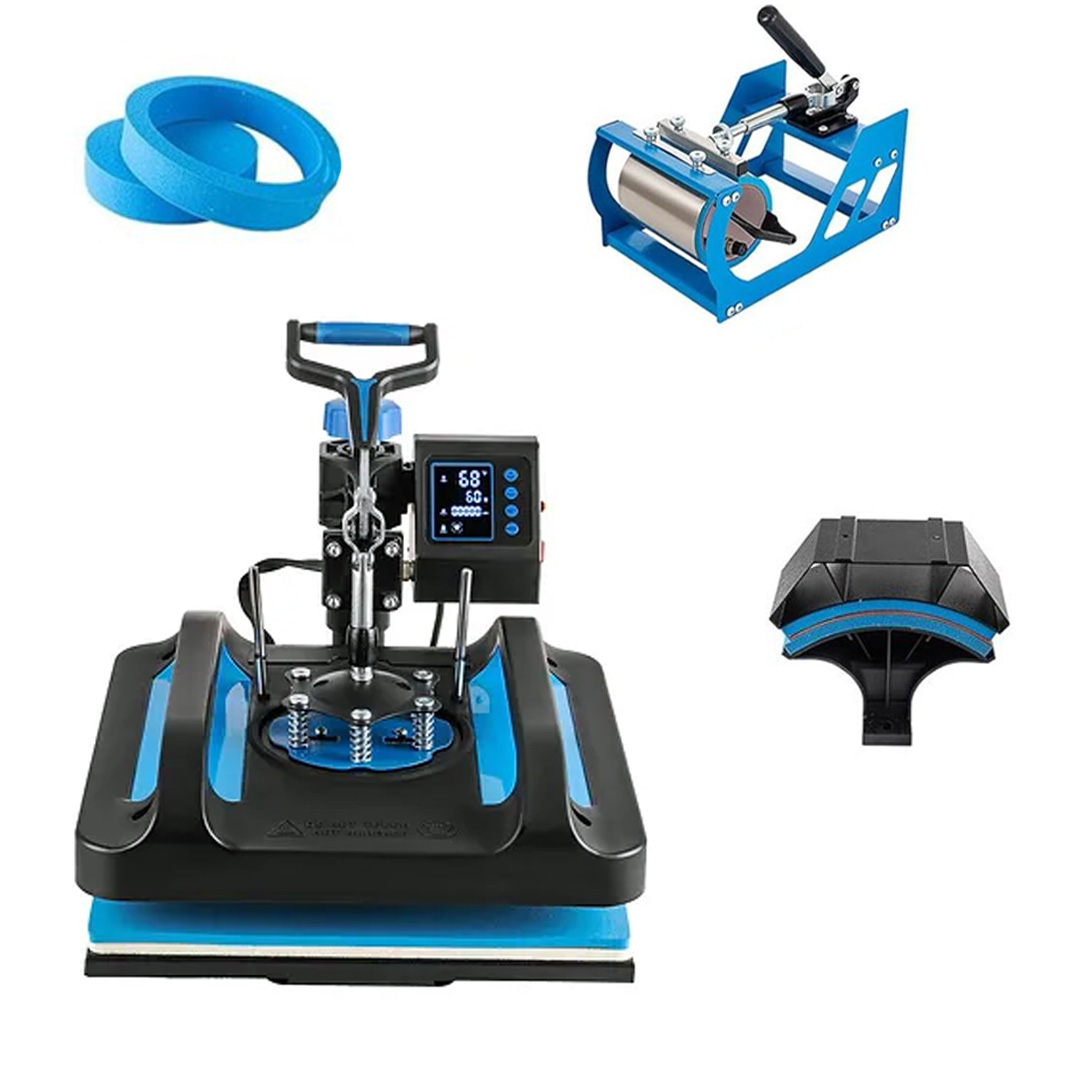 equipos profesionales - Plancha Térmica Multifunción para Sublimación 5in1