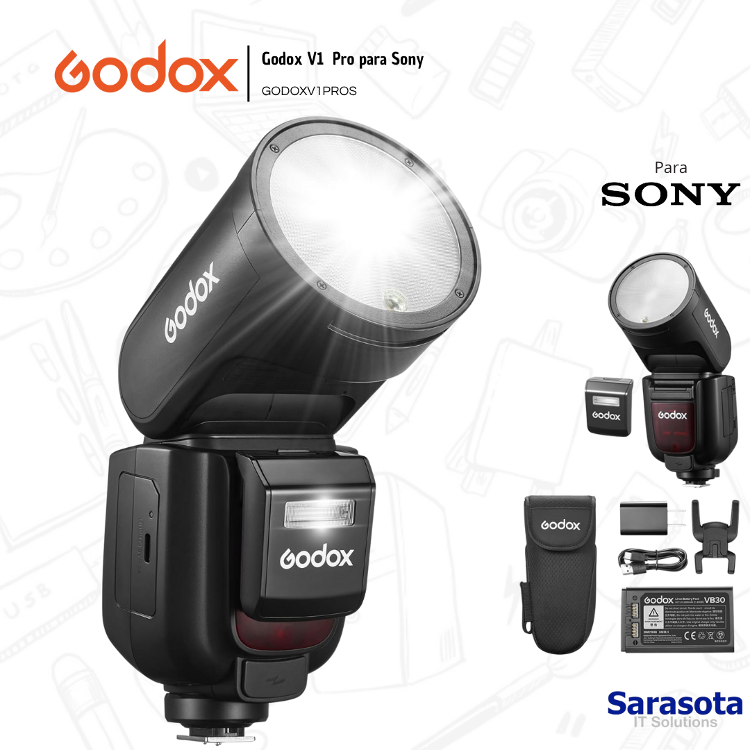 accesorios para electronica - Godox V1 pro para sony