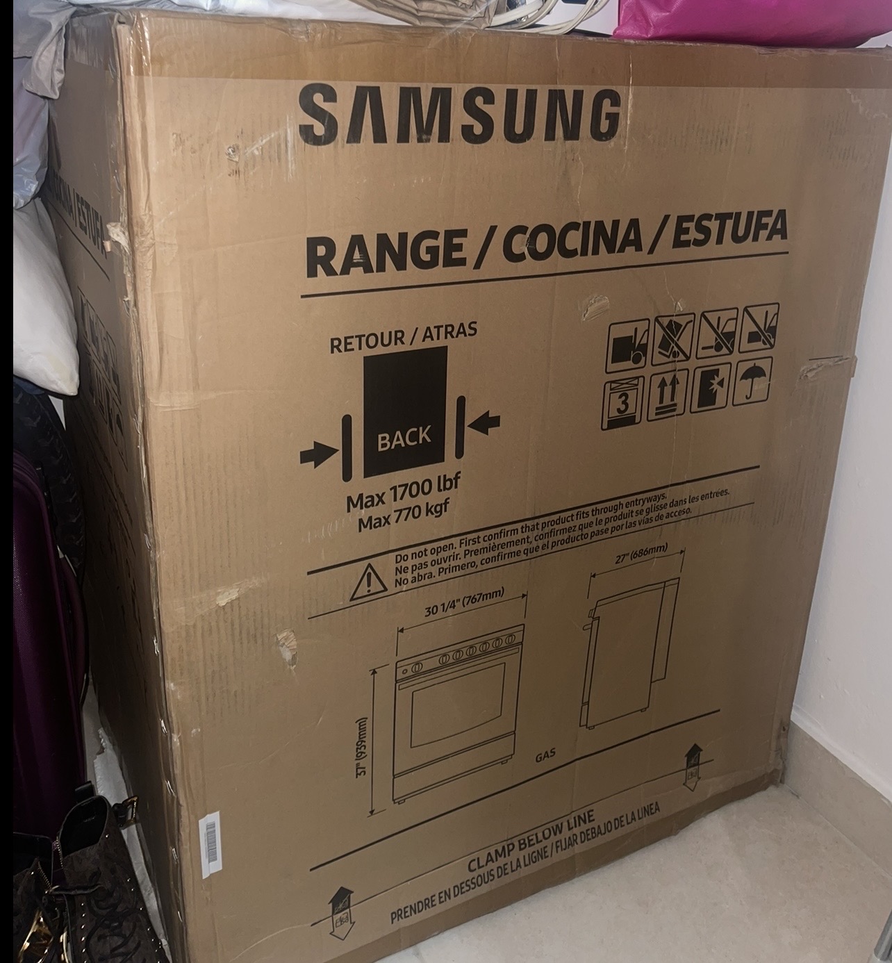 electrodomesticos - vento estufa samsung, nueva en su caja 2