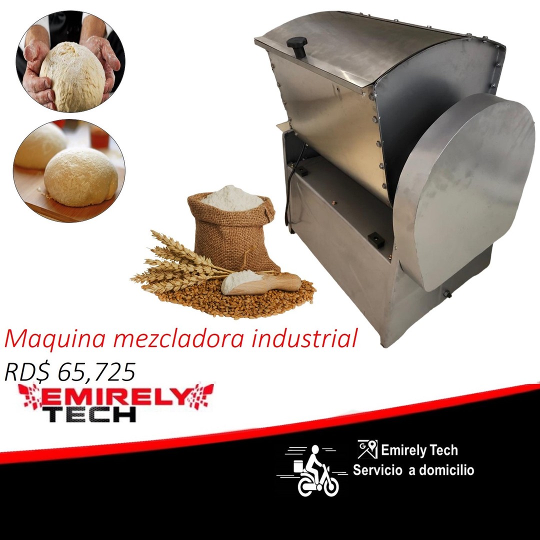 equipos profesionales - Maquina industrial amasadora mezcladora de masa de harina pan pizza bizcocho