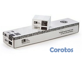 impresoras y scanners - TARJETA PVC ZEBRA 30 MM PARA IMPRESORA ZEBRACARD 30 MM BLANK WHITE PVC CARDS,500