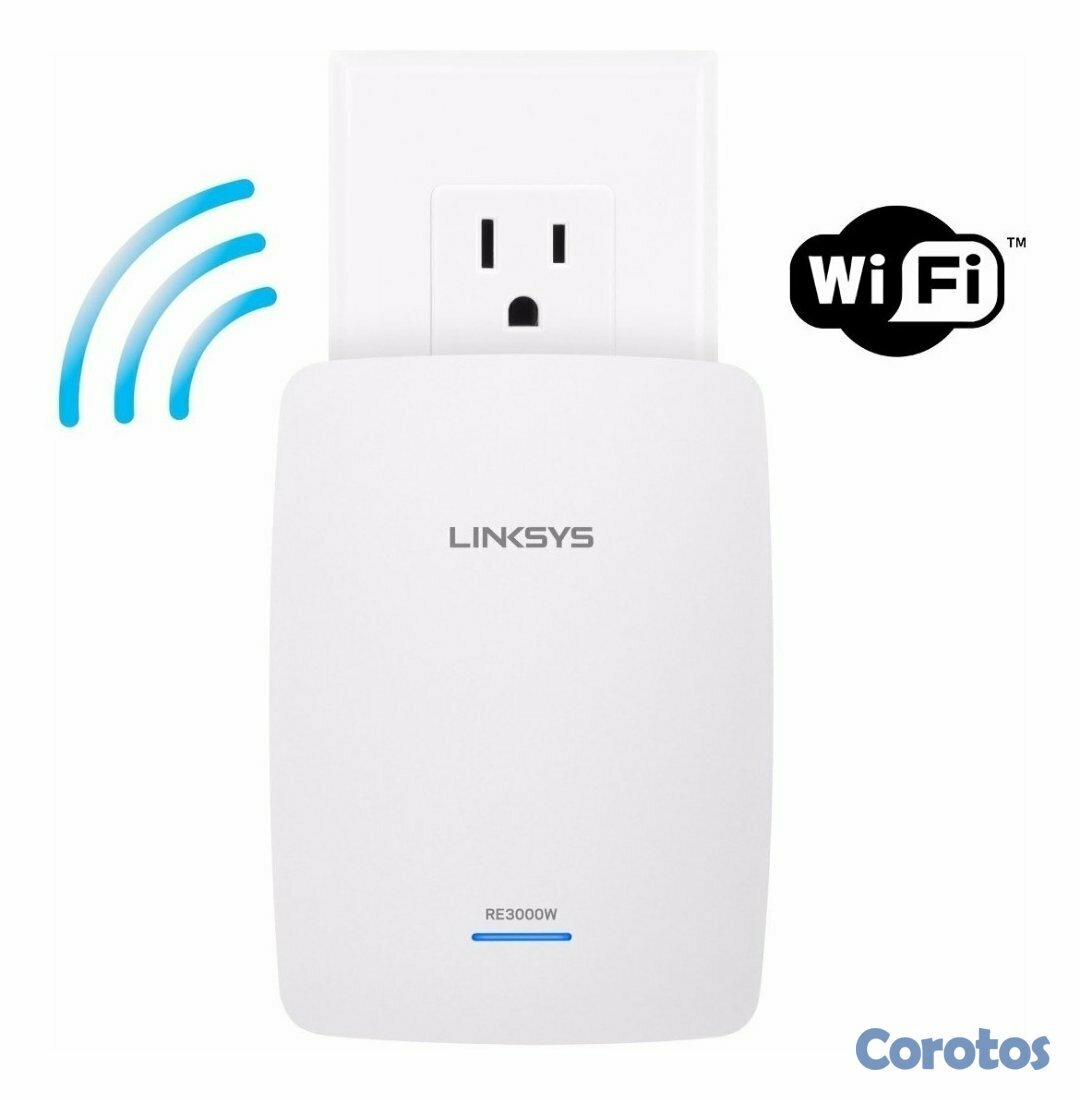 accesorios para electronica - REPETIDOR LINKSYS RE3000W-LA, 2.4GHZ, 300MBPS, 1 PUERTO LAN, 802.11B/G/N, WPS, I 1