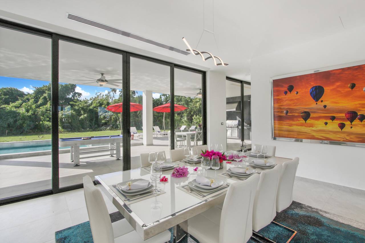 casas vacacionales y villas - Lujosa villa en Cap cana  4