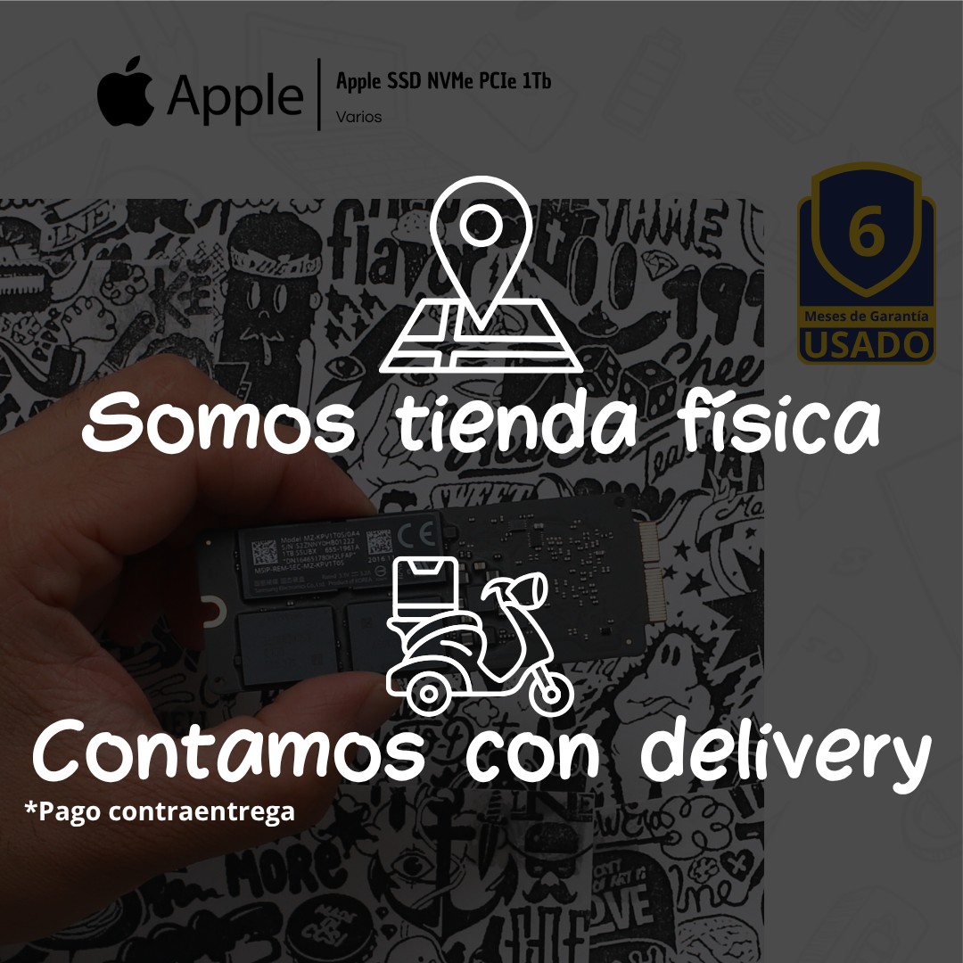 accesorios para electronica - Apple SSD NVMe PCIe 1Tb 2