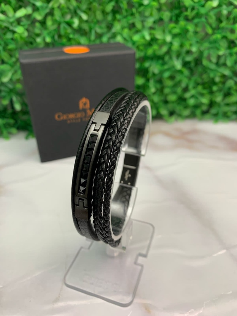 joyas, relojes y accesorios - Pulseras él piel para hombres Giorgio milano  2
