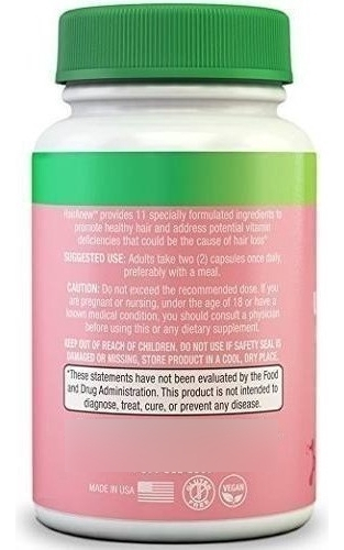Salud y Equipamiento Médico - Hairanew Vitaminas Únicos Crecimiento Del Pelo Con Biotina 3