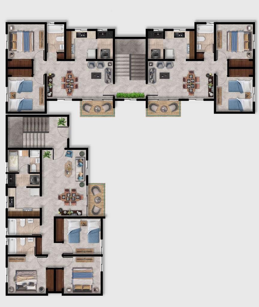 apartamentos - NUEVO PROYECTO DE APARTAMENTOS EN LOS FRAILES 6