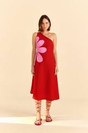 ropa para mujer - Vestido de un hombro con cut out 1