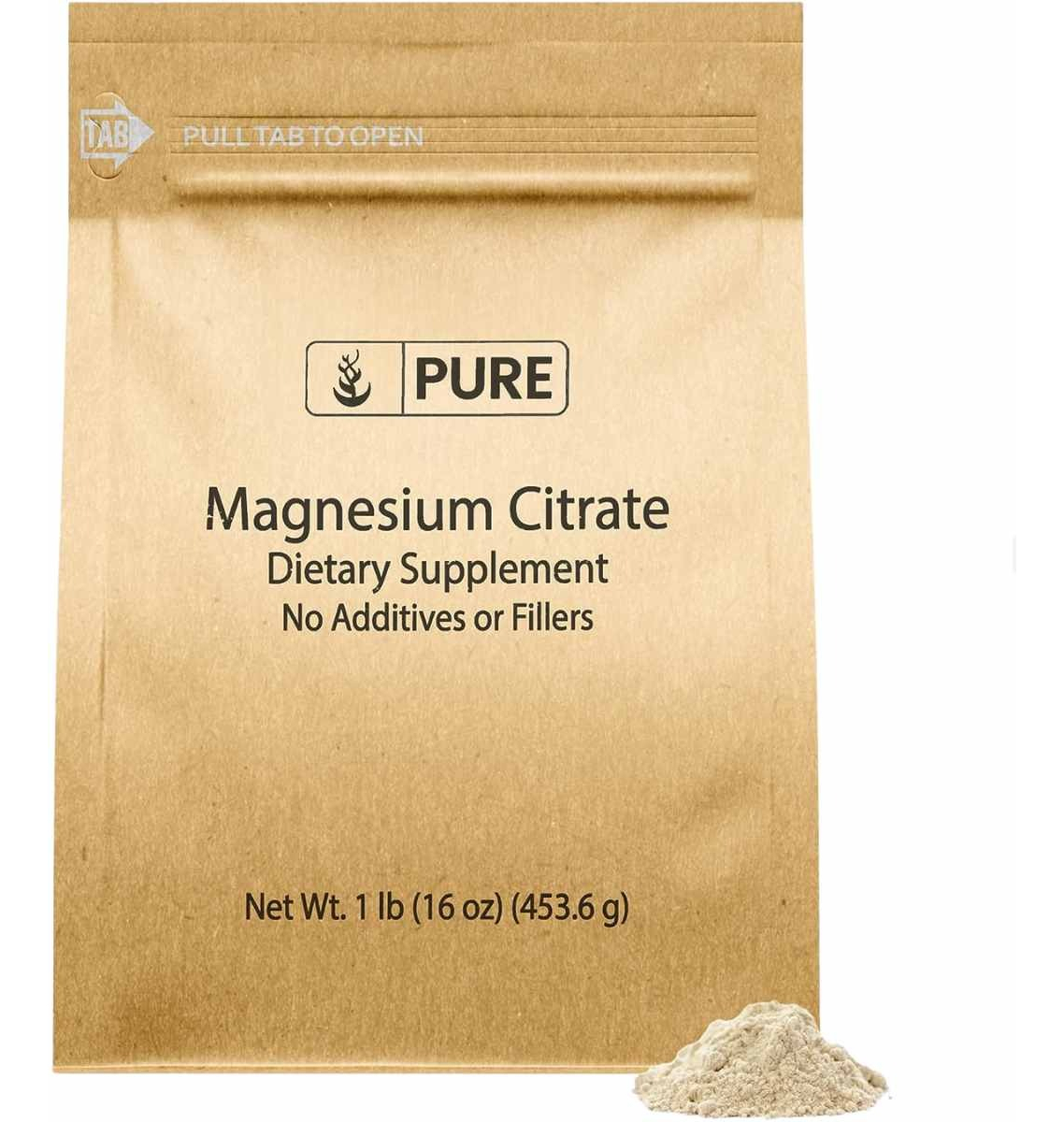 Salud y Equipamiento Médico - Citrato Magnesio 453g Pure Orig - G A $4 - G A $485 0
