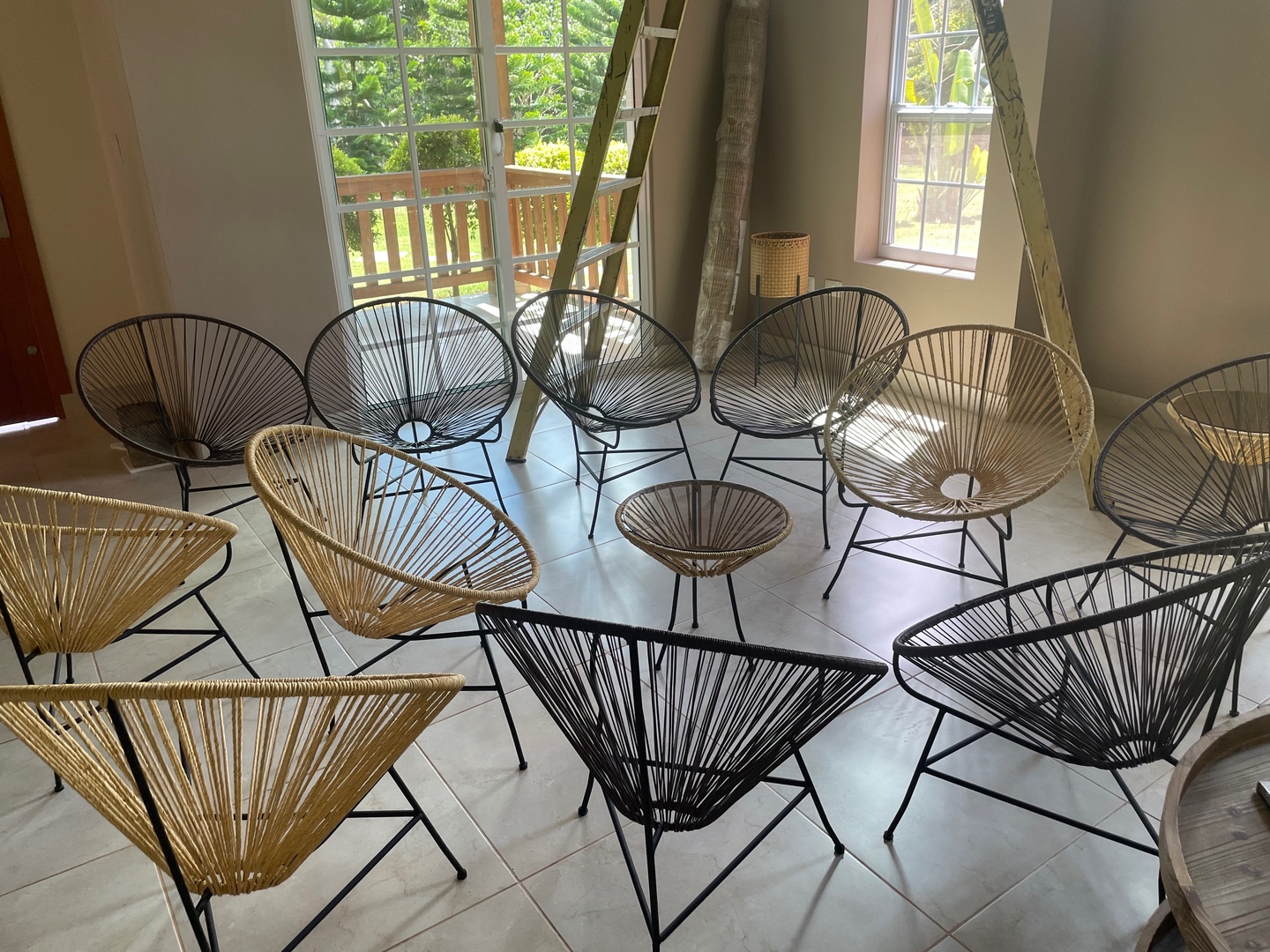 muebles y colchones - Silla Acapulco en mimbre al mejor precio  0