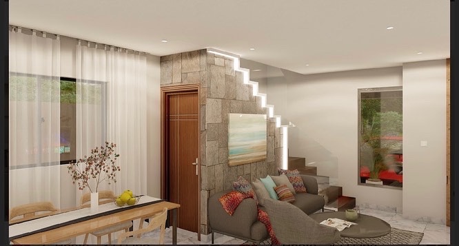 casas vacacionales y villas - Venta de villas De lujo con piscina tipo townhouse en los corales Punta cana bav 6
