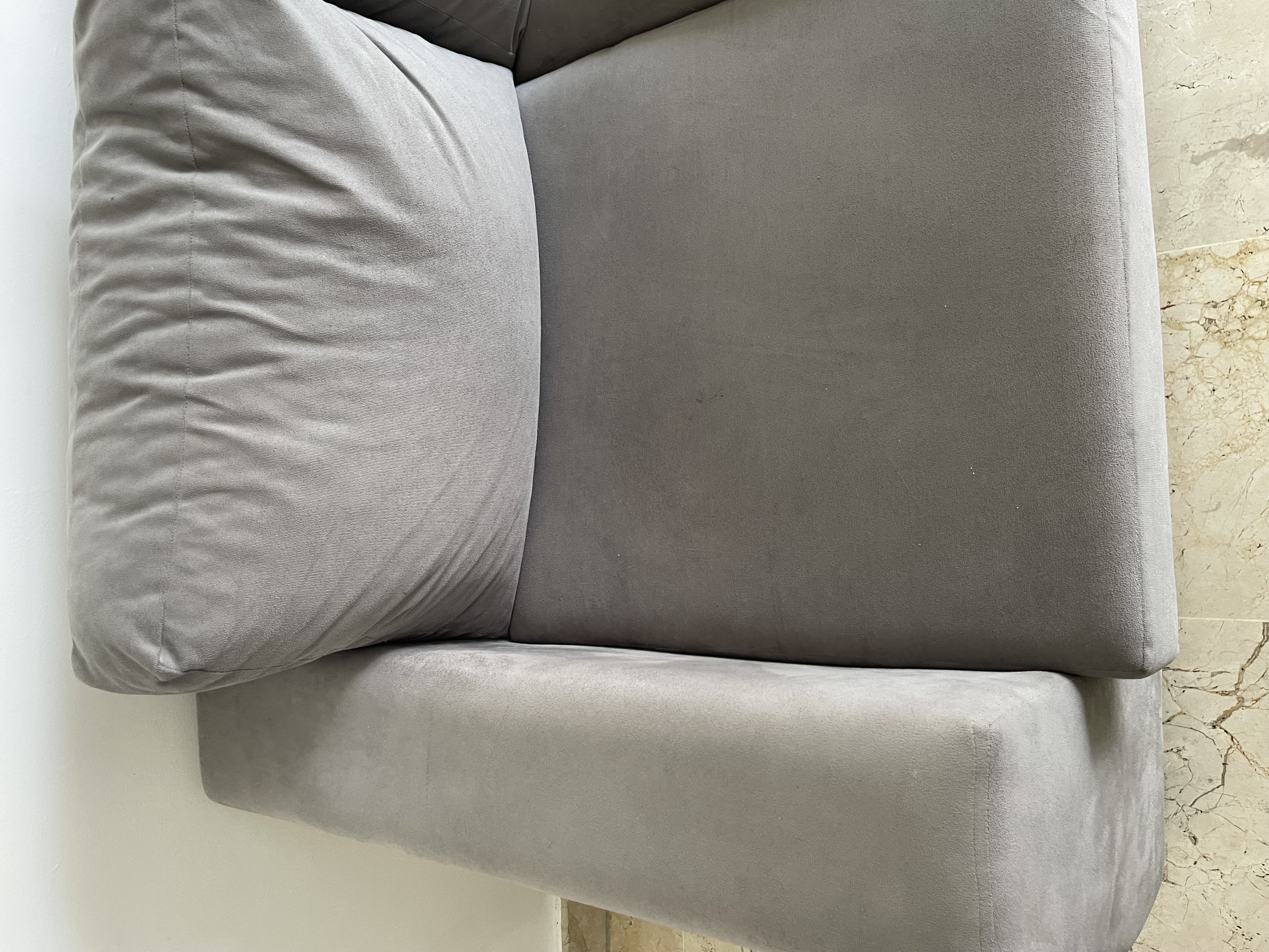 muebles y colchones - Vendo Juego de Muebles GRIS en excelente condicion 6