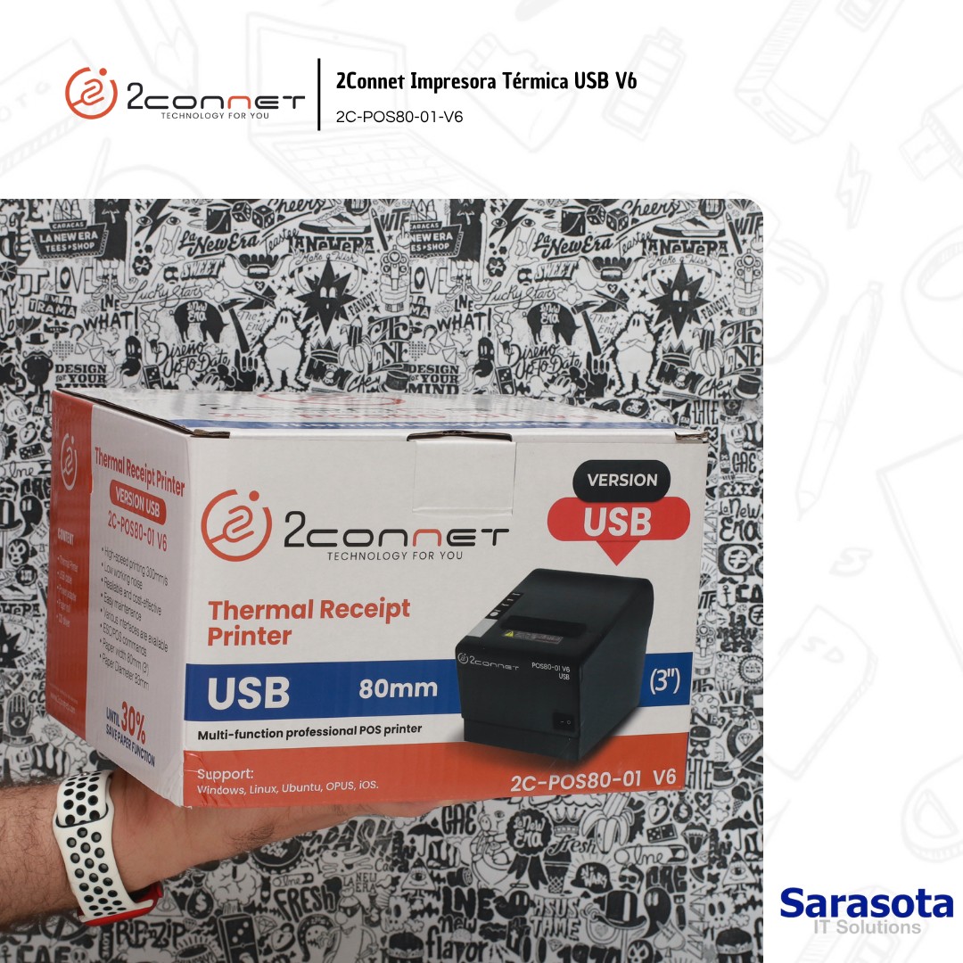 accesorios para electronica - Connet Impresora Térmica USB Nueva Versión V6 0