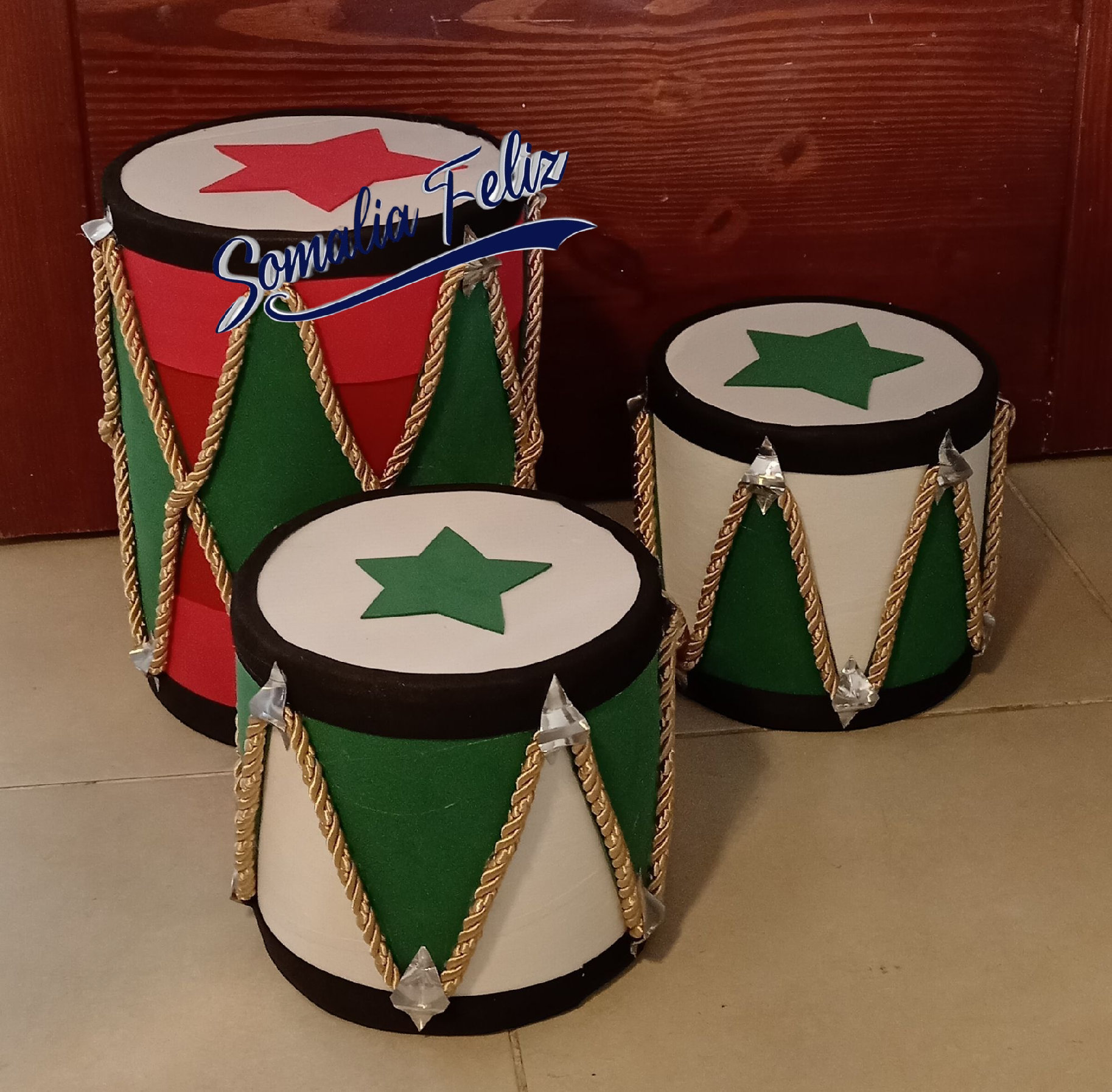 decoración y accesorios - Cascanueces y tambores en precio de pre-venta navideña 2025, aprovecha.  1