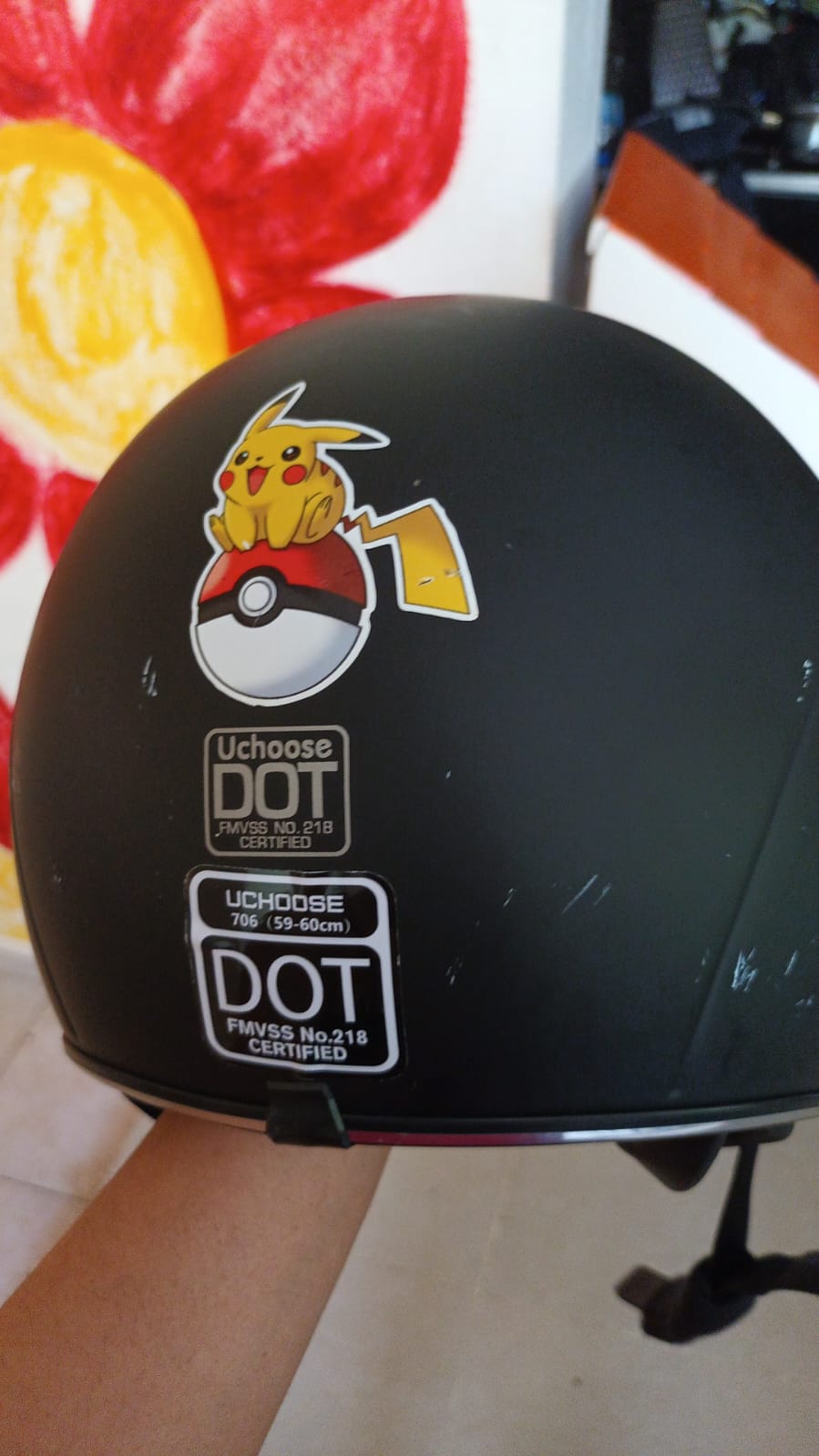 bicicletas y accesorios - Casco de moto para nino  1