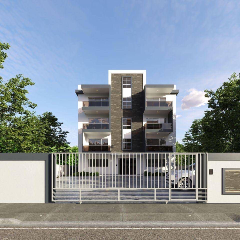 apartamentos - venta de apartamentos a pocos metros de la Jacobo majluta con 166mts  0