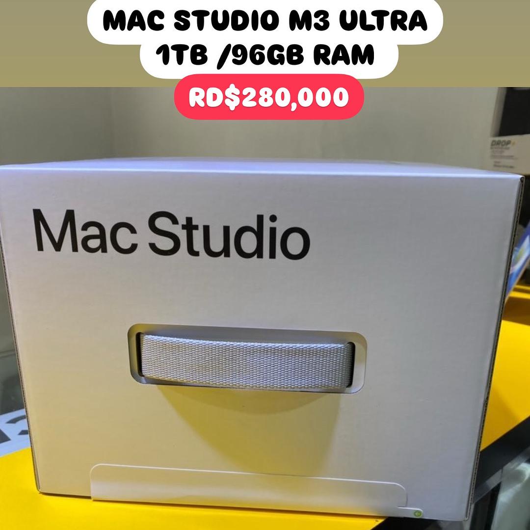 computadoras y laptops - MAC STUDIO M3 ULTRA 1TB /96GB RAM SELLADA ‼️OFERTA 0